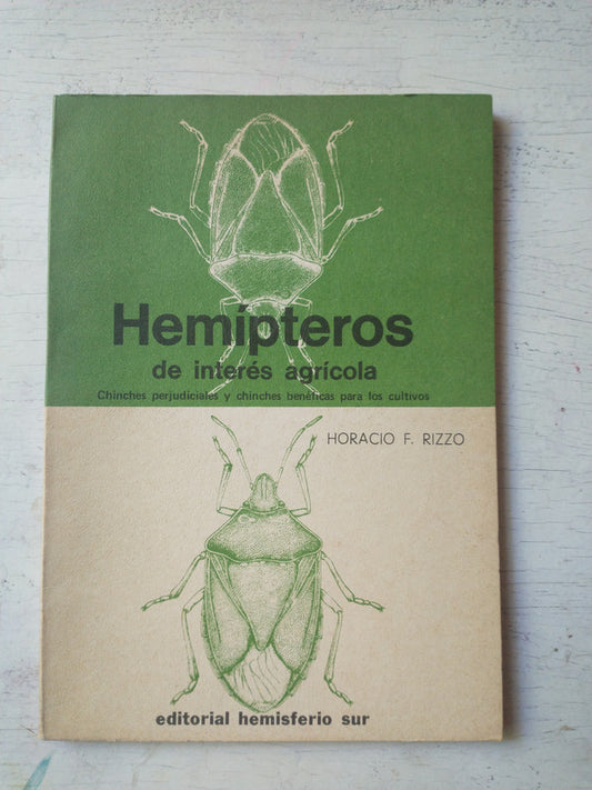 Libro usado en venta: Hemipteros de interes agricola de Horacio F. Rizzo; editorial Hemisferio Sur impreso en 1979 realizamos envios a todo el mundo.1