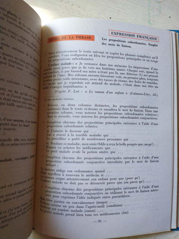 Libro usado en venta: Ecrire et parler de P. Verret - P. Furcy; editorial Fernand Nathan impreso en 1964 realizamos envios a todo el mundo.3