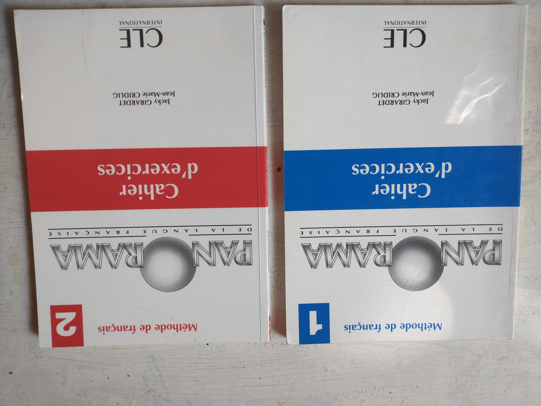 Libro usado en venta: Panorama 1 y 2 - Cahier d'exercices 1 y 2 de Jacky Girardet - Jean-Marie Cridlig; editorial Cle International impreso en 2000.1