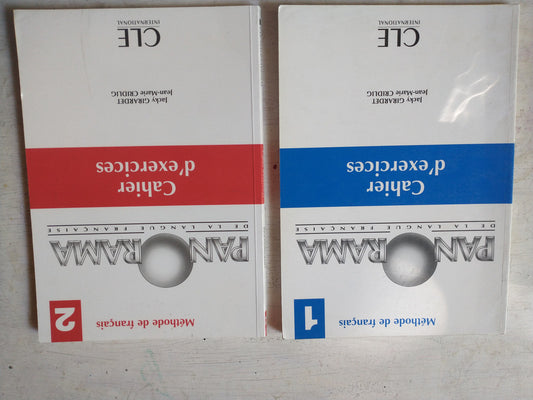 Libro usado en venta: Panorama 1 y 2 - Cahier d'exercices 1 y 2 de Jacky Girardet - Jean-Marie Cridlig; editorial Cle International impreso en 2000.1