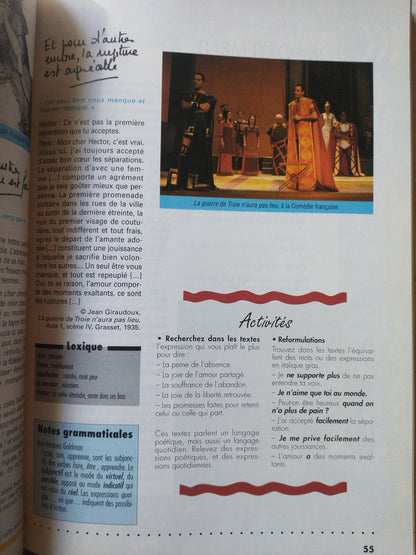 Libro usado en venta: Libre Echange 2 - Cahier d'exercices 2 de J. Courtillon - G. D. de Salins; editorial Hatier impreso en 1991.3