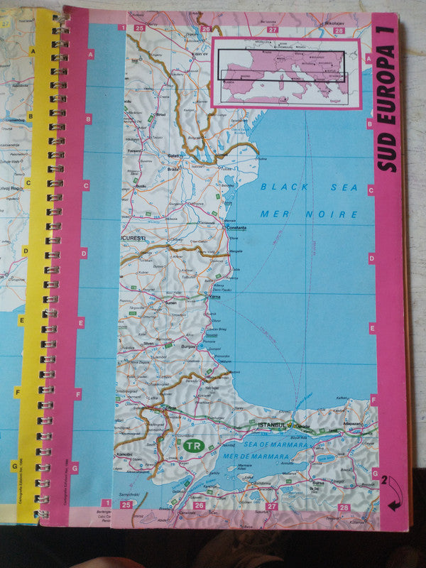 Libro usado en venta: Europa - Atlante-Carta Stradale de Il mappa Atlante; editorial Lozzi & Rossi realizamos envios a todo el mundo.3