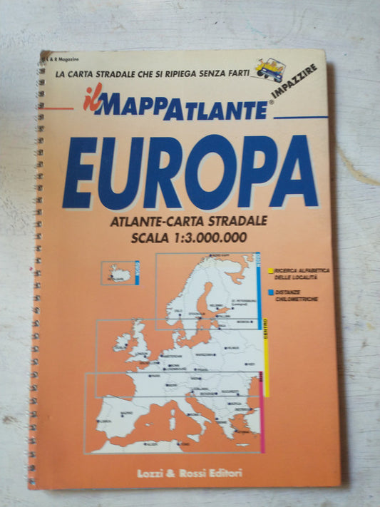Libro usado en venta: Europa - Atlante-Carta Stradale de Il mappa Atlante; editorial Lozzi & Rossi realizamos envios a todo el mundo.1