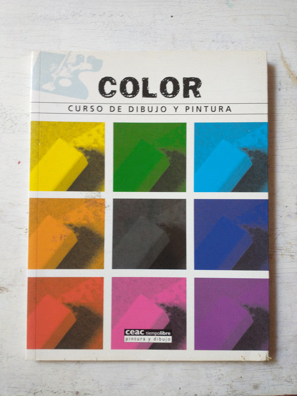 Libro usado en venta: Curso de dibujo y pintura de Color; editorial CEAC impreso en 2006 realizamos envios a todo el mundo.1