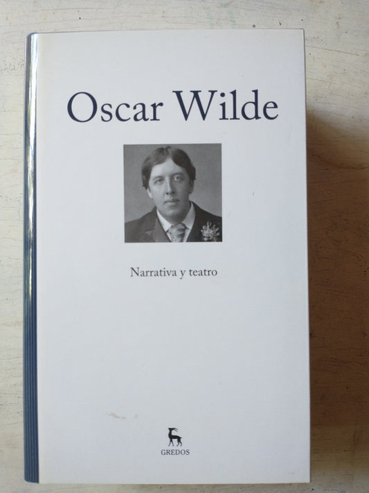 Libro usado en venta: Narrativa y teatro de Oscar Wilde; editorial Gredos impreso en 2015 realizamos envios a todo el mundo.1