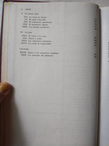 Libro usado en venta: Las estructuras elementales del parentesco de Claude Levi-Strauss; editorial Paidos impreso en 1969 envios a todo el mundo.3