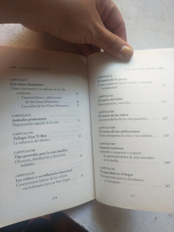 Libro usado en venta: Feng Shui del hogar de Carolina Estevez; editorial Planeta impreso en 2012 realizamos envios a todo el mundo.2