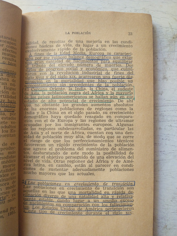 Libro usado en venta: La poblacion de Dennis H. Wrong; editorial Paidos impreso en 1968 realizamos envios a todo el mundo.3
