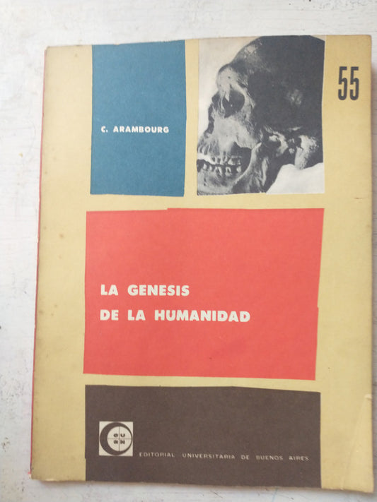 Libro usado en venta: La genesis de la humanidad de C. Arambourg; editorial Eudeba impreso en 1961 realizamos envios a todo el mundo.1