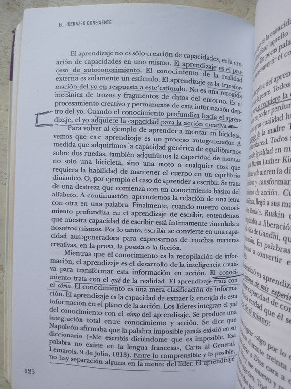 Libro usado en venta: El liderazgo consciente de Debashis Chatterjee; editorial Granica impreso en 2007 realizamos envios a todo el mundo.2