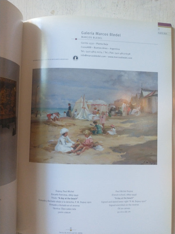 Libro usado en venta: Feria de Anticuarios; impreso en 2005 realizamos envios a todo el mundo.3