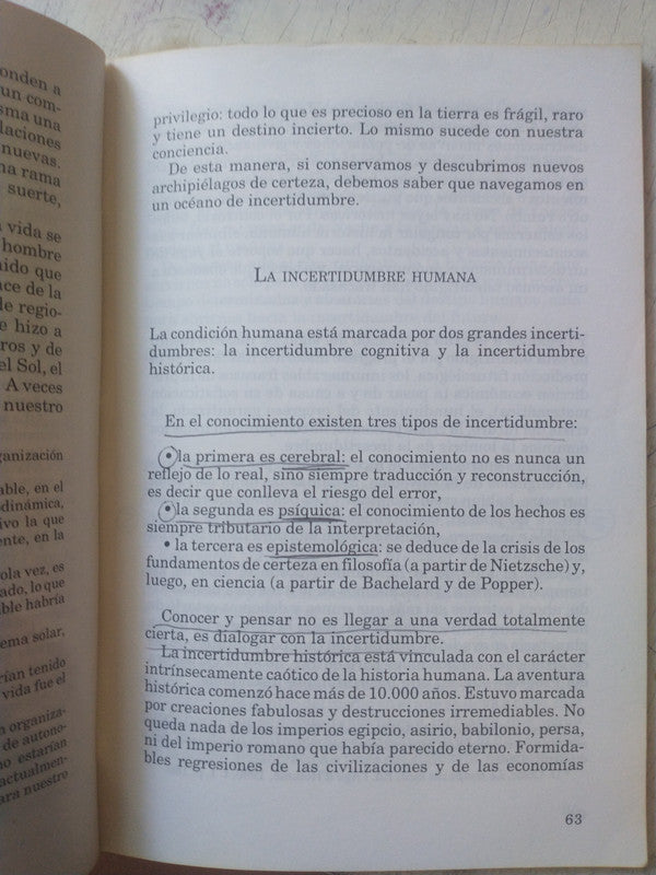 Libro usado en venta: La cabeza bien puesta de Edgar Morin; editorial Nueva Vision impreso en 1999 realizamos envios a todo el mundo.3