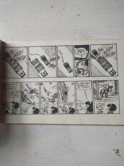 Libro usado en venta: Mafalda 7 de Quino; editorial Ediciones de la Flor realizamos envios a todo el mundo.2