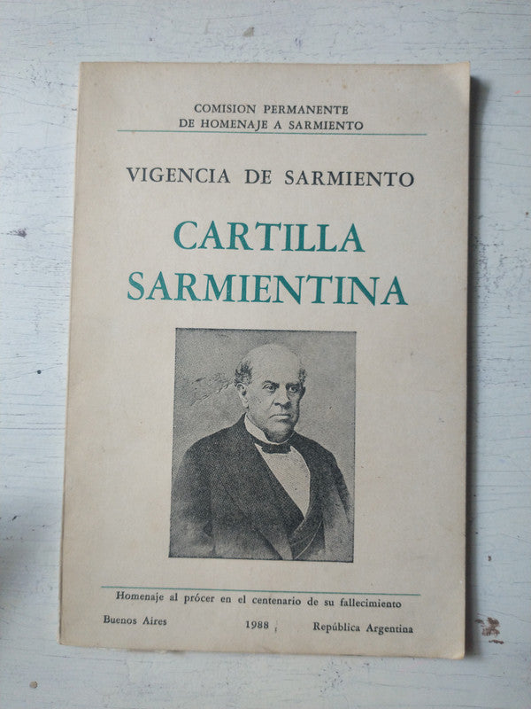 Libro usado en venta: Cartilla Sarmientina de Vigencia de Sarmiento; impreso en 1988 realizamos envios a todo el mundo.1