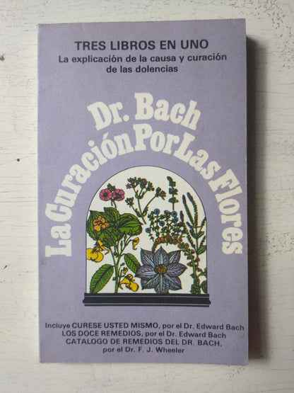 Libro usado en venta: La curacion de las flores de Bach; editorial Edaf impreso en 1982 realizamos envios a todo el mundo.1