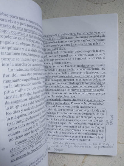 Libro usado en venta: El manifiesto comunista de Karl Marx - Friedrich Engels; editorial Centro Editor de Cultura impreso en 2003.2