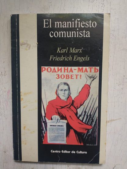 Libro usado en venta: El manifiesto comunista de Karl Marx - Friedrich Engels; editorial Centro Editor de Cultura impreso en 2003.1