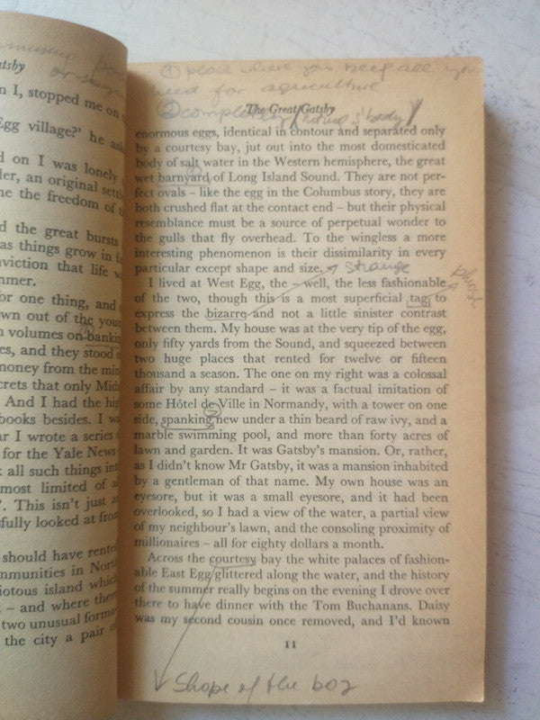 Libro usado en venta: The Great Gatsby de F. Scott Fitzgerald; editorial Penguin Books realizamos envios a todo el mundo.2