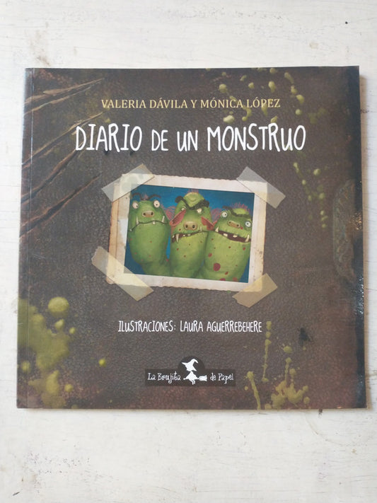 Libro usado en venta: Diario de un monstruo de Valeria Davila - Monica Lopez; editorial La brujita de papel impreso en 2016 envios a todo el mundo.1