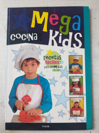Libro usado en venta: Mega kids cocina de Carlos Campos Salva; editorial Visor impreso en 2008 realizamos envios a todo el mundo.1