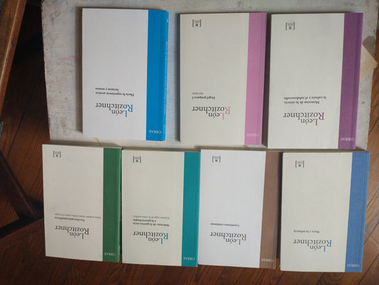 Libro usado en venta: Obras (7 volumenes) de Leon Rozitchner; editorial Biblioteca Nacional impreso en 2015 realizamos envios a todo el mundo.1