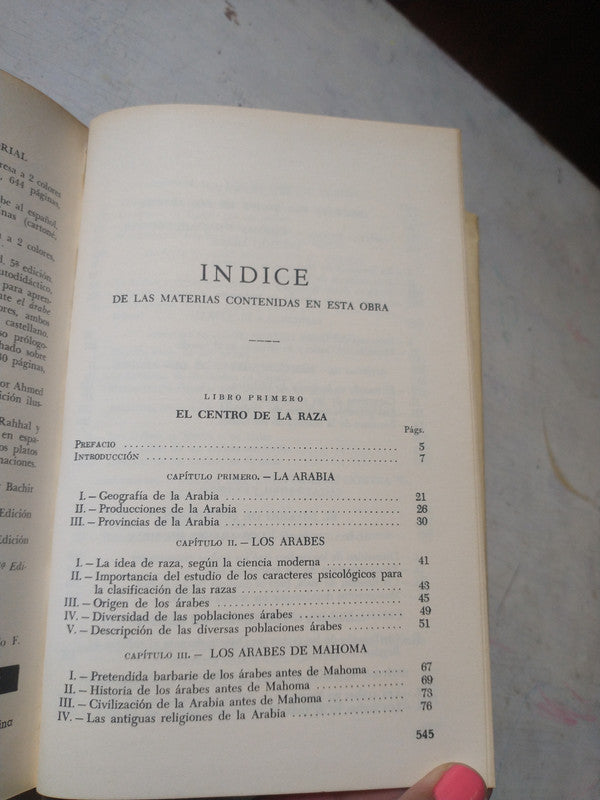 Libro usado en venta: La civilizacion de los arabes de Gustavo Le Bon; editorial El Nilo impreso en 1974 realizamos envios a todo el mundo.3