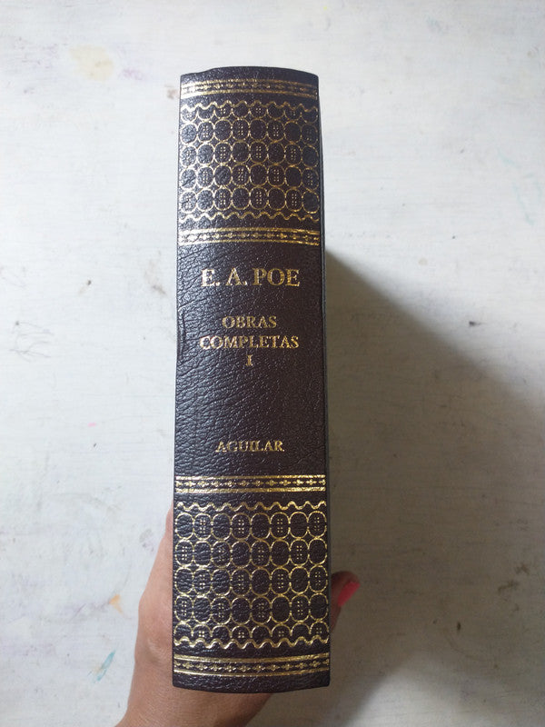 Libro usado en venta: Obras completas (Solo Tomo 1) de Edgar Allan Poe; editorial Aguilar impreso en 2007 realizamos envios a todo el mundo.3