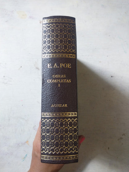 Libro usado en venta: Obras completas (Solo Tomo 1) de Edgar Allan Poe; editorial Aguilar impreso en 2007 realizamos envios a todo el mundo.3