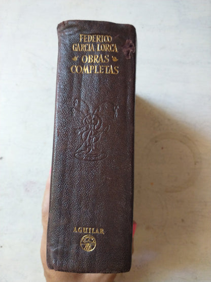 Libro usado en venta: Obras completas de Federico Garcia Lorca; editorial Aguilar impreso en 1960 realizamos envios a todo el mundo.3