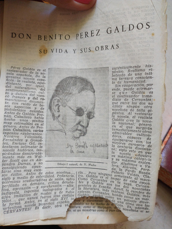 Libro usado en venta: Obras completas (Cuero) de Benito Perez Galdos; editorial Aguilar impreso en 1944 realizamos envios a todo el mundo.5