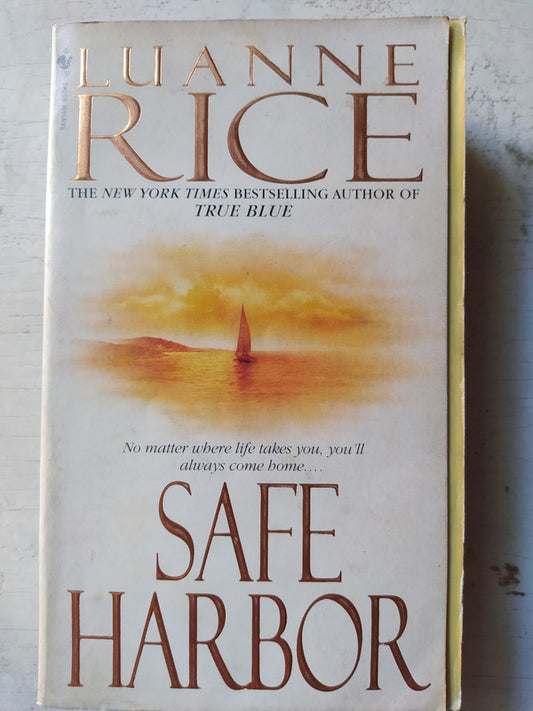 Libro usado en venta: Safe harbor de Luanne Rice; editorial Bantam impreso en 2002 realizamos envios a todo el mundo.1