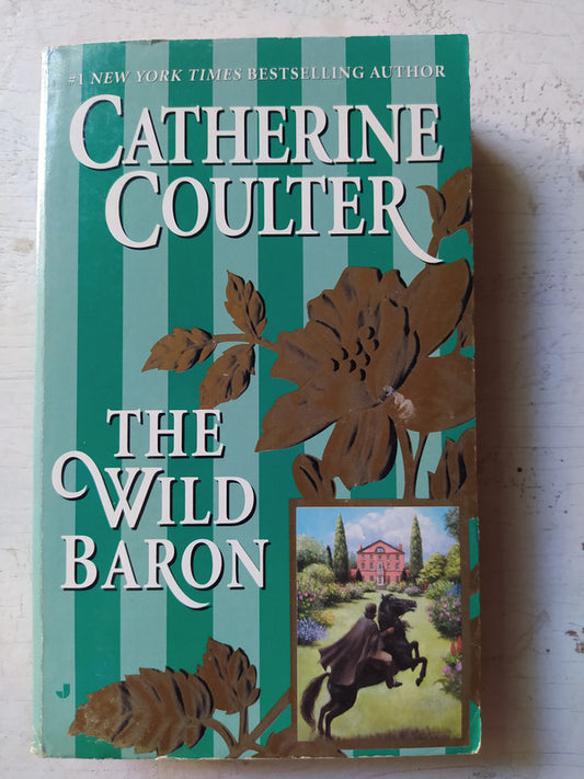 Libro usado en venta: The wild baron de Catherina Coulter; editorial Jove Books impreso en 1997 realizamos envios a todo el mundo.1