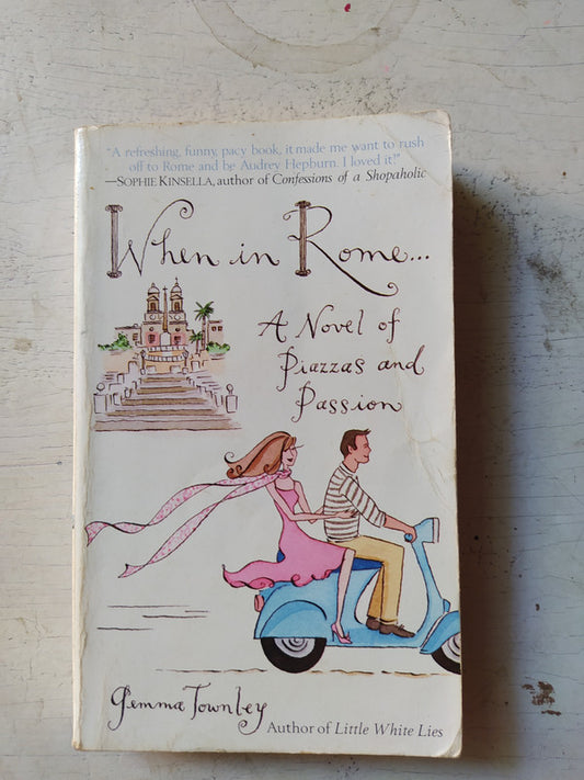 Libro usado en venta: When in Rome de Gemma Townley; editorial Ballantine impreso en 2004 realizamos envios a todo el mundo.1