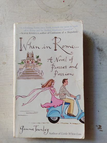 Libro usado en venta: When in Rome de Gemma Townley; editorial Ballantine impreso en 2004 realizamos envios a todo el mundo.1