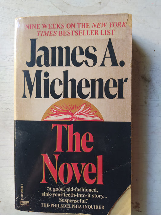 Libro usado en venta: The Novel de James A. Michener; editorial Fawcett impreso en 1992 realizamos envios a todo el mundo.1
