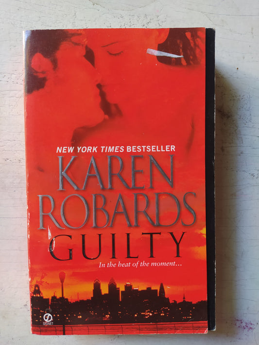 Libro usado en venta: Guilty de Karen Robards; editorial Signet impreso en 2009 realizamos envios a todo el mundo.1