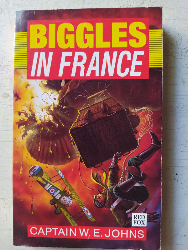 Libro usado en venta: Biggles in France de Captain W. E. Johns; editorial Red Fox impreso en 1993 realizamos envios a todo el mundo.1