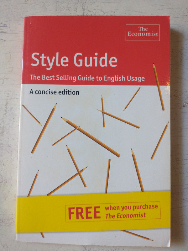 Libro usado en venta: Style Guide - The best Selling guide to english usage; editorial The Economist impreso en 2005 realizamos envios a todo el mundo.1