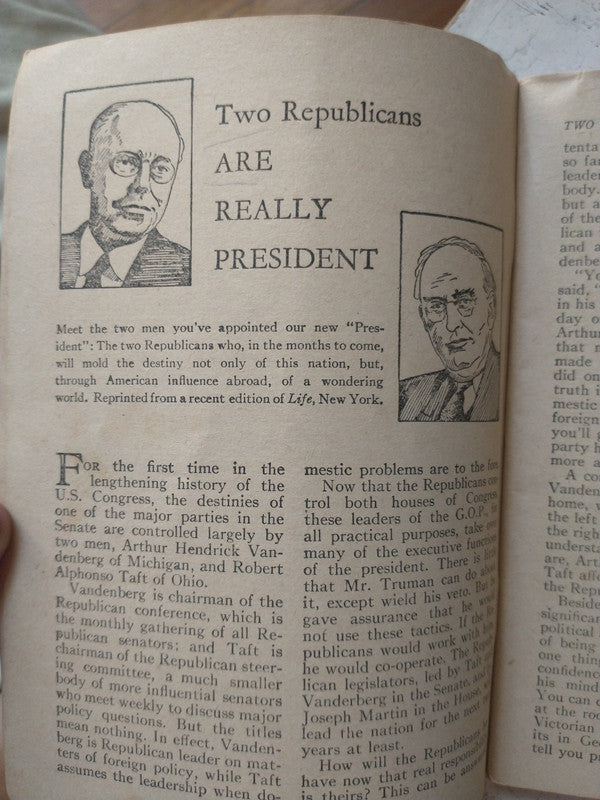 Libro usado en venta: Digest of the world's best reading - Vol. 24 - N?2 de Magazine Digest; editorial Magazine Digest impreso en 1947.3