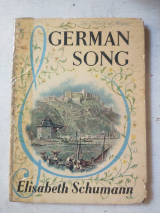 Libro usado en venta: German Song de Elisabeth Schumann; editorial Max Parrish & Co. impreso en 1948 realizamos envios a todo el mundo.1