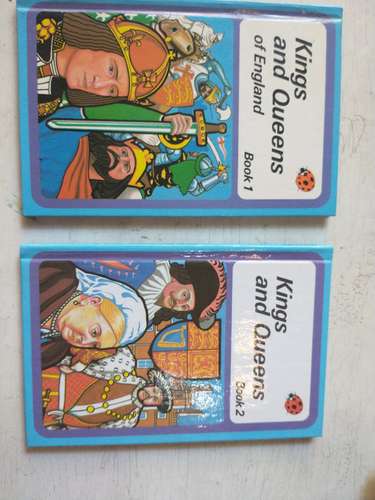 Libro usado en venta: Kings and Queens of England - (Book 1 - Book 2) de Brenda Ralph Lewis; editorial Ladybird Books impreso en 1987.1