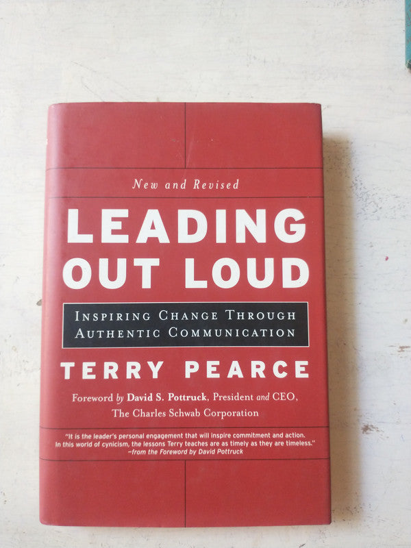 Libro usado en venta: Leading out loud de Terry Pearce; editorial Jossey-Bass impreso en 2003 realizamos envios a todo el mundo.1