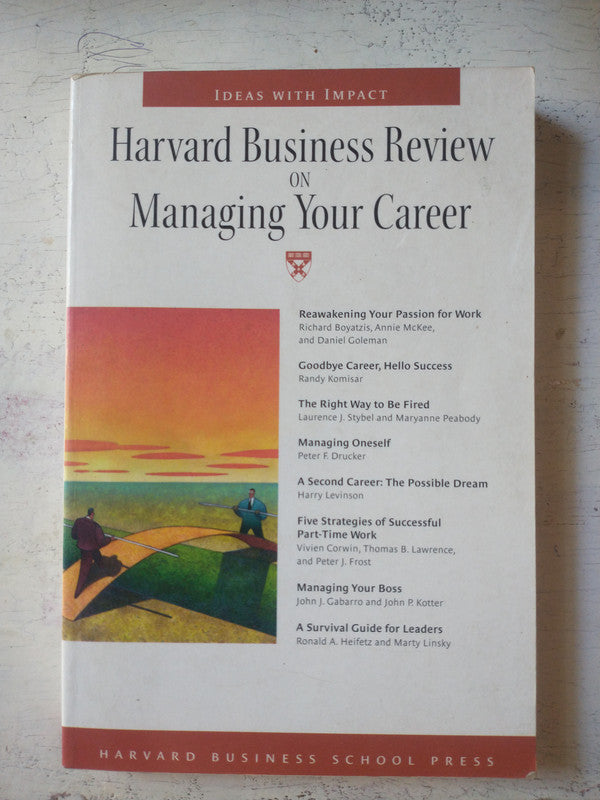 Libro usado en venta: Harvard Business Review on Managing your Career; editorial Harvard Business Press impreso en 2002 envios a todo el mundo.1