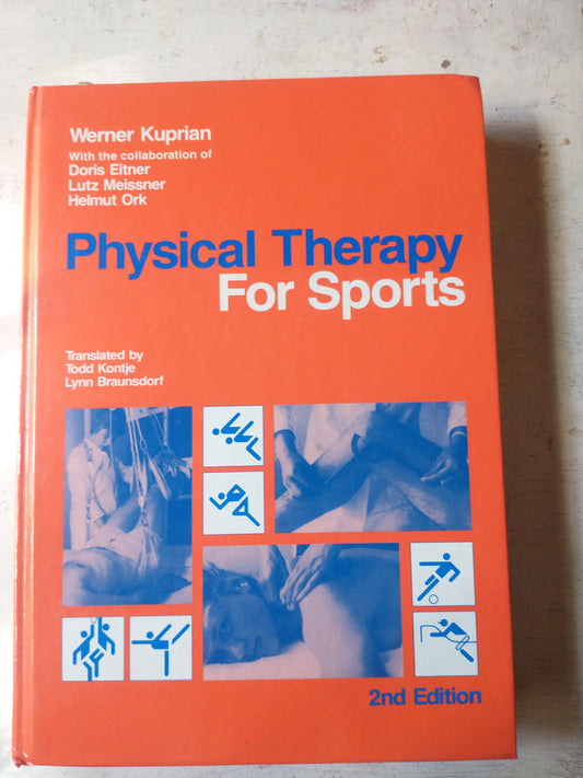 Libro usado en venta: Physical Therapy for sports de Werner Kuprian; editorial W. B. Saunders impreso en 1995 realizamos envios a todo el mundo.1