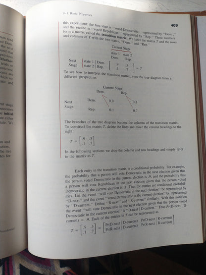 Libro usado en venta: Finite Mathematics with Applications de David E. Zitarelli - R. Coughlin; editorial Saunders College Publishing impreso en 1989.3
