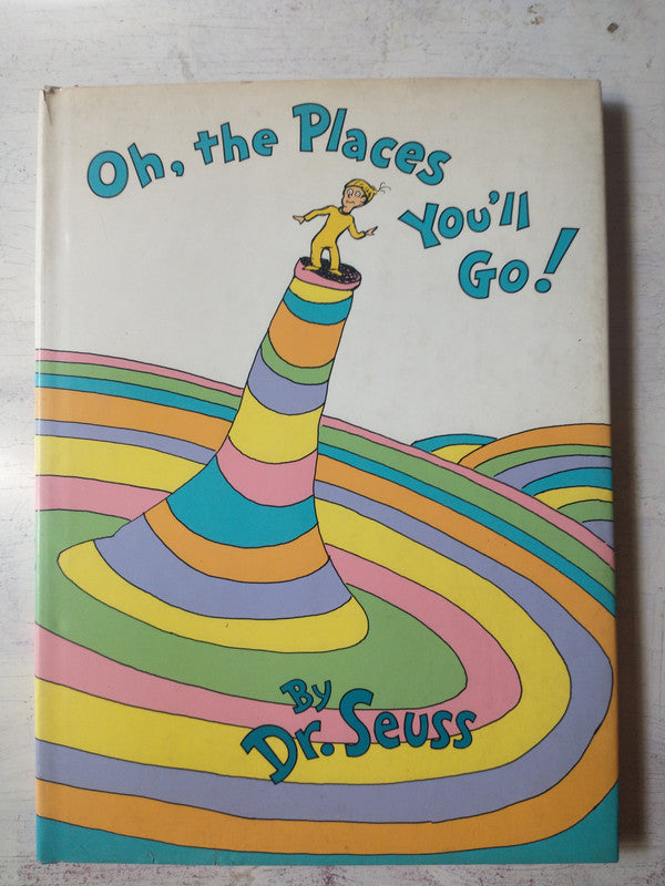 Libro usado en venta: Oh, the places you'll go! de Seuss; editorial Random House impreso en 1990 realizamos envios a todo el mundo.1