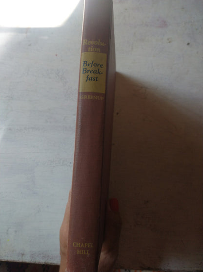 Libro usado en venta: Revolution before breakfast - Argentina 1941-1946 de Ruth - Greenup; The University of North Carolina Press impreso en 19471.3