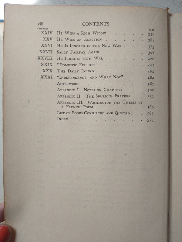 Libro usado en venta: George Washington - The human being & The hero 1732-1762 de Rupert Hughes; editorial William Morrow impreso en 1928.3
