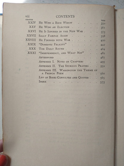 Libro usado en venta: George Washington - The human being & The hero 1732-1762 de Rupert Hughes; editorial William Morrow impreso en 1928.3