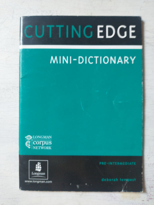 Libro usado en venta: Cutting Edge - Mini dictionary de Deborah Tempest; editorial Longman impreso en 2001 realizamos envios a todo el mundo.1